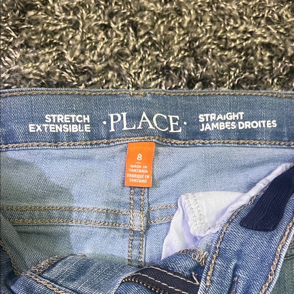 Children’s Place Boys Straight Jeans Size 8 – Light Wash Denim - Picture 2 of 7